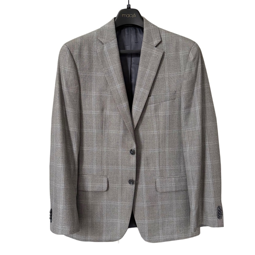 Michael Kors Classic Gray Checkered Blazer